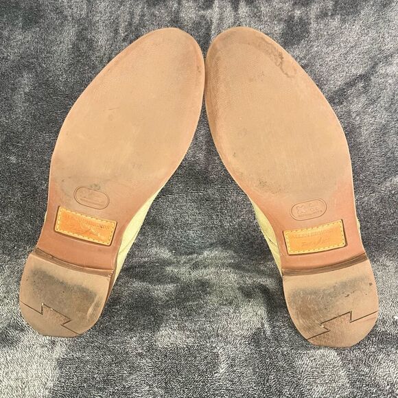 Vintage Allen Edmonds Orlean Tan Suede Leather Dress Shoes Vibram Sole Sz 9 - Picture 8 of 9